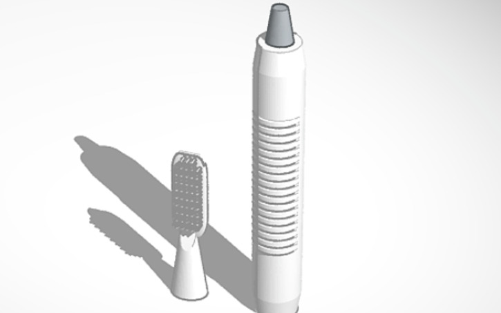 3D design Tooth Brush - Tinkercad