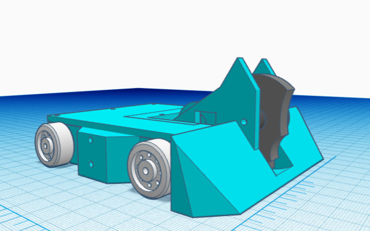 Spinner Bot Design 3D design BattlePrints 3d printable vertical spinner bot - Tinkercad