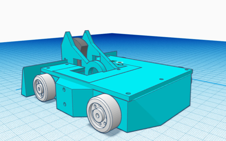 Spinner Bot Design 3D design BattlePrints 3d printable vertical spinner bot - Tinkercad