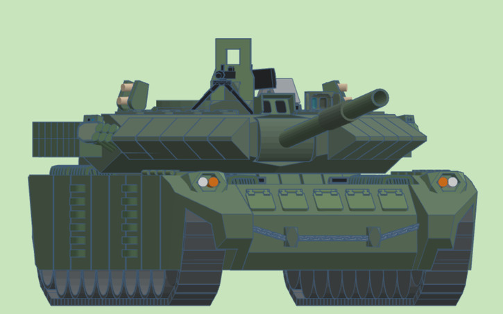 3D design T-78M Lilliputian 3rd Generation Heavy Tank - Tinkercad