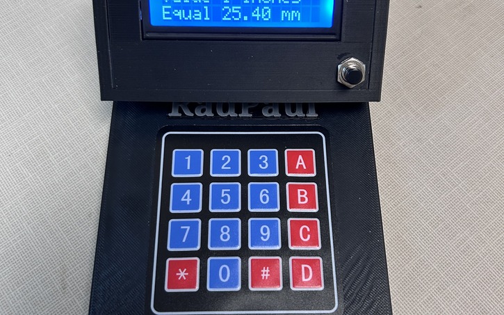 3D design Unit Conversion Keypad For Arduino Nano - Tinkercad