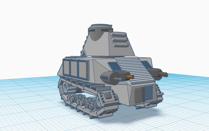 3D design Sturmpanzer 3 - Tinkercad