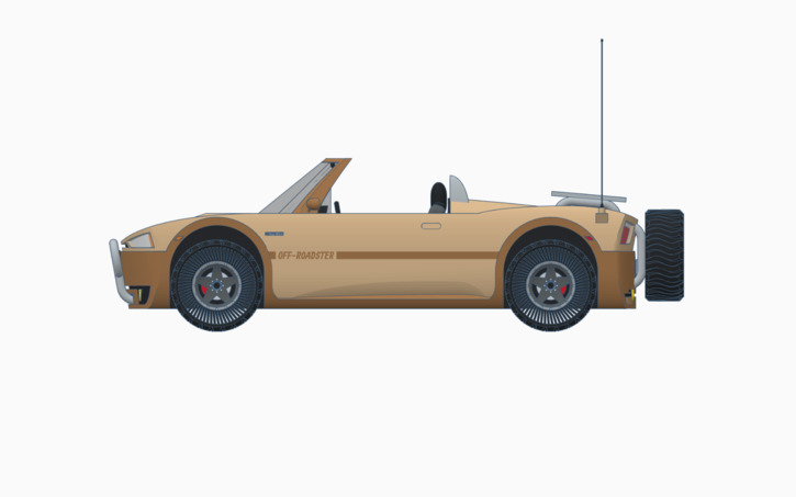 2025 Eiko Tonen spyder - Tinkercad
