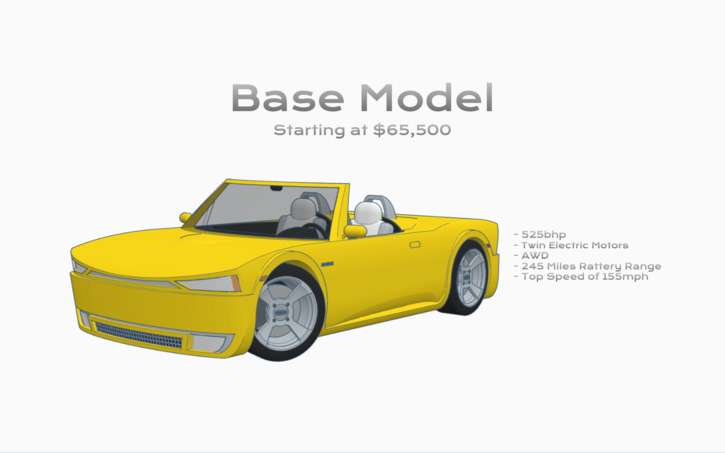2025 Eiko Tonen spyder - Tinkercad