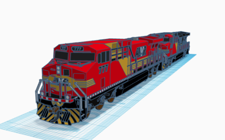 3D design The 'Unstoppable' AWVR AC4400CW's 777 & 767 (V2) - Tinkercad