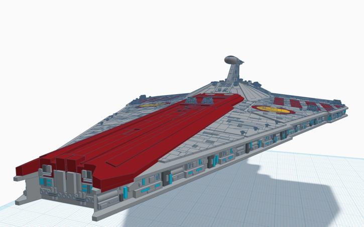 3D design acclamator - Tinkercad