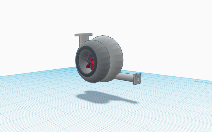 3D design Turbo - Tinkercad