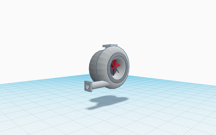 3D design Turbo - Tinkercad
