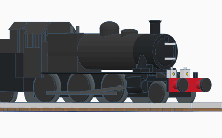 3D design LMS 2-6-0 Ivatt 2MT Class Tender Engine(Barry The Rescue ...