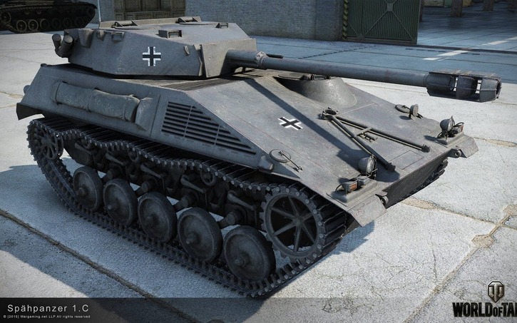 3D design German Cold War SP I C Spahpanzer scout tank - Tinkercad