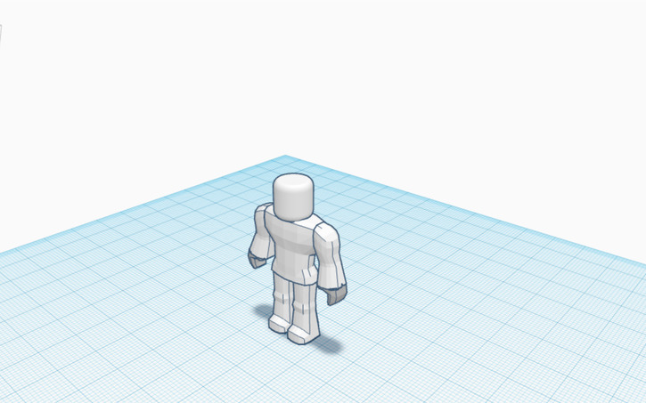3D design Customizable Roblox 2.0 [R6] - Tinkercad