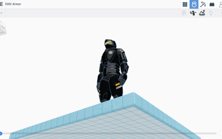 3D design ISDC Armor - Tinkercad