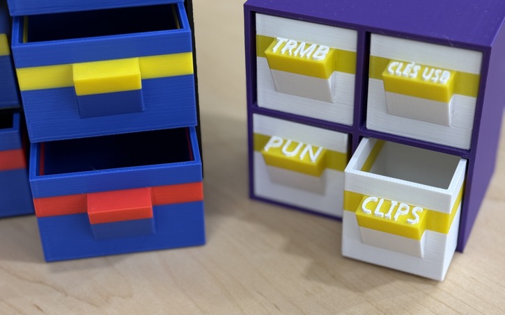 Codeblock design Drawer system generator V1 w/ controls - Tinkercad