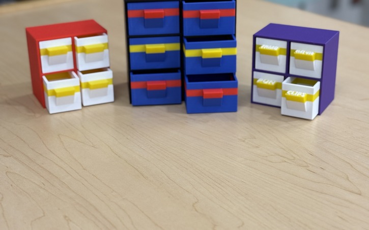 Codeblock design Drawer system generator V1 w/ controls - Tinkercad