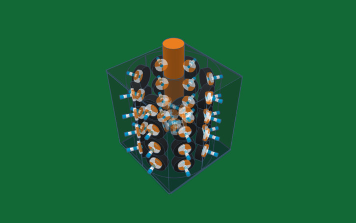 3D design Working sim lab motor (Works by itself!)) - Tinkercad