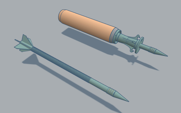 3D design 3BM88 Depleted Uranium APFSDS Round - Tinkercad