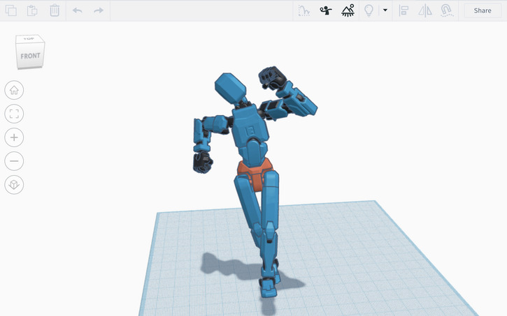 3D design Dummy 13 ragdoll - Tinkercad