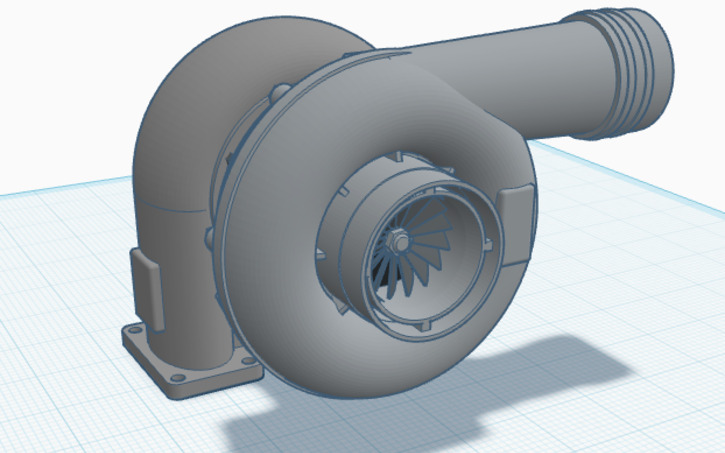 3D design Turbo - Tinkercad