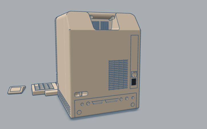 Macintosh Classic II - Tinkercad