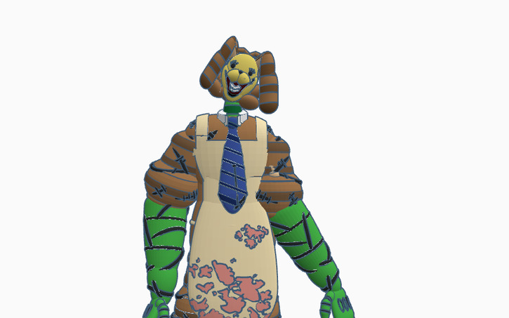 Pumpkin Rabbit Custom 3D design The Pumpkin Rabbit (Return of the pumpkin rabbit) - Tinkercad