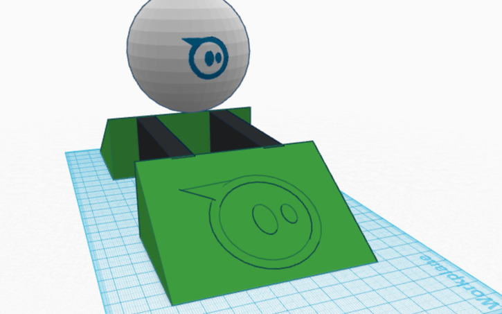 Sphero Ramp 3D design sphero ramp - Tinkercad