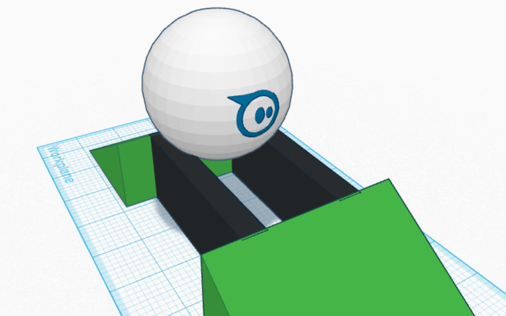 Sphero Ramp 3D design sphero ramp - Tinkercad