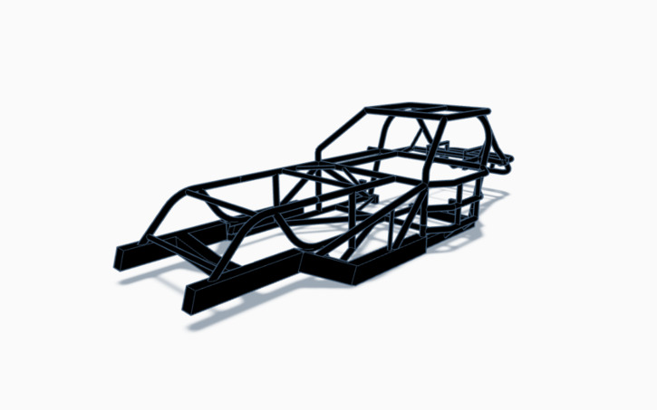 3D design Dirt Modified Chassis (COPYABLE) - Tinkercad