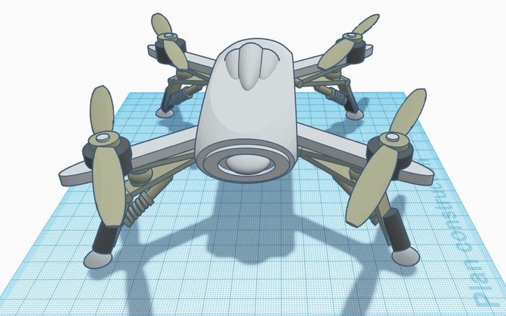 3D design Drone - Tinkercad