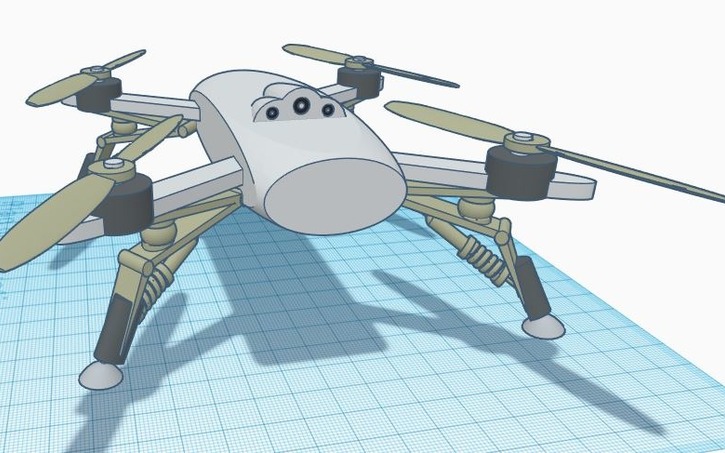 3D design Drone - Tinkercad