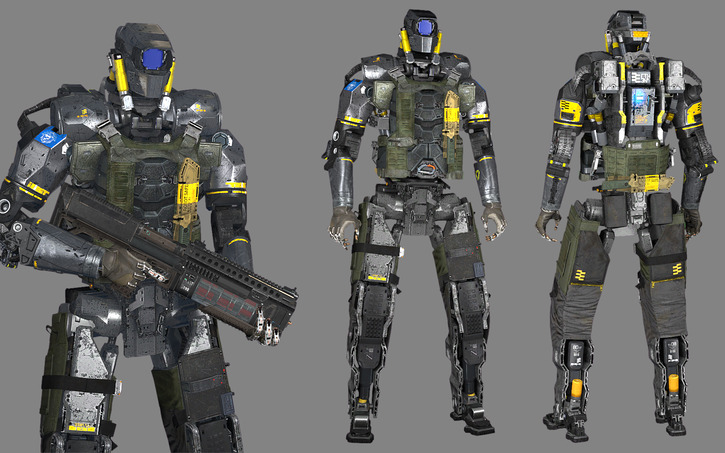 3D design Ethan (E3N) from Call Of Duty: Infinite Warfare Very Bad ...