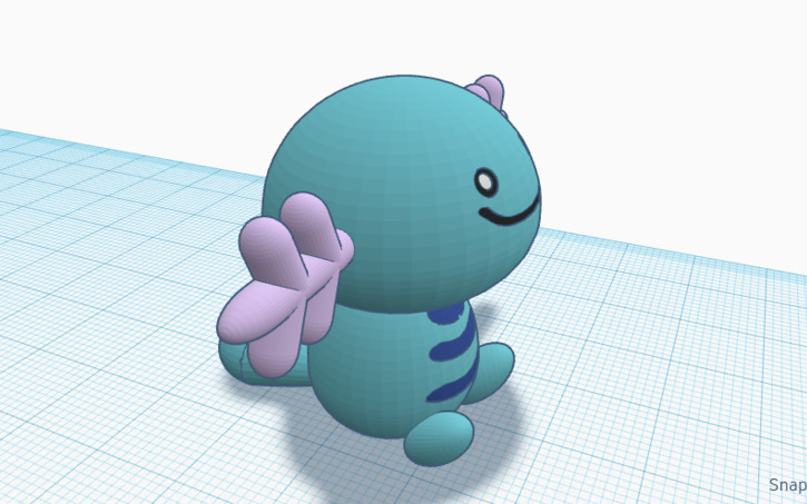Wooper Design/layout 3D design Wooper 2.0 - Tinkercad