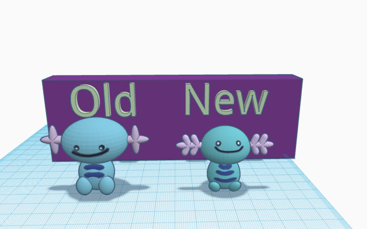 Wooper Design/layout 3D design Wooper 2.0 - Tinkercad