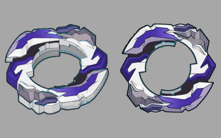 3D design beyblade unity shell 3 - Tinkercad