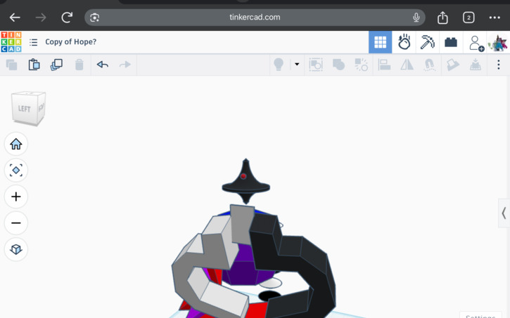 3D design Copy of Hope? - Tinkercad