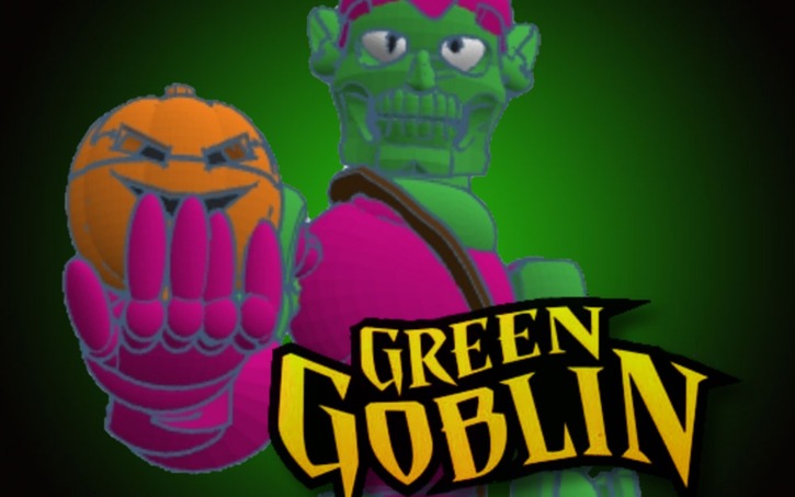 3D design Green Goblin figure (Description) - Tinkercad