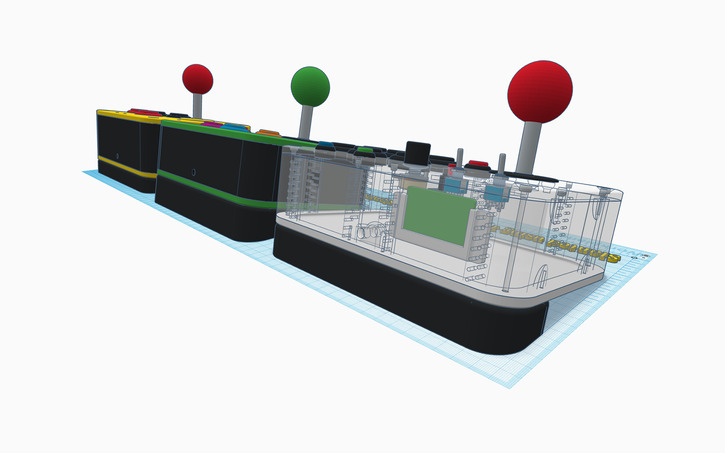 Zhixalom's Arcade-Board Joystick - Tinkercad