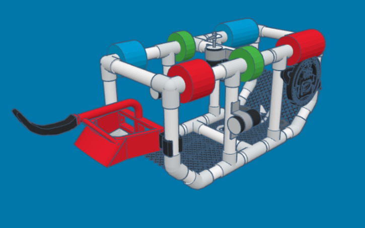 Seaperch Open Class Rov 3D design Seaperch ROV - Tinkercad