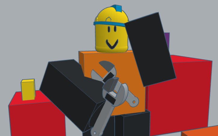 3D design Classic Builderman (2.0) - Tinkercad