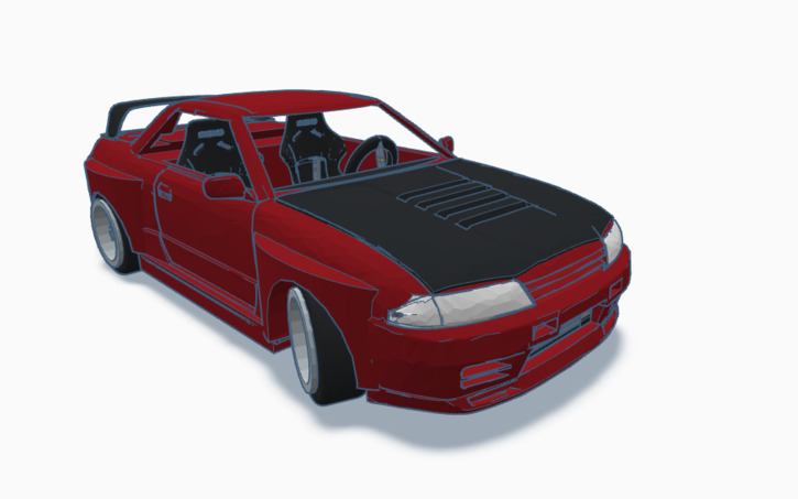 3D design Nissan Skyline GT-R R32 - Tinkercad