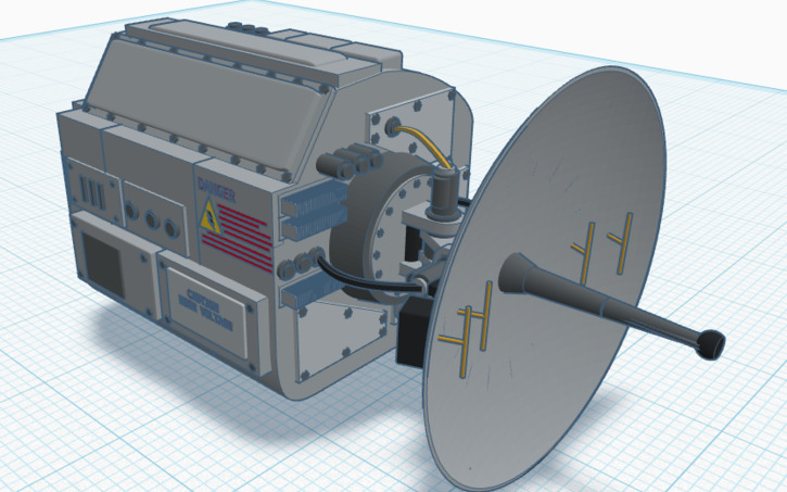 3D design Radar - Tinkercad