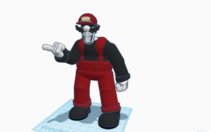 3D design MX (mario' 85) V3 - Tinkercad