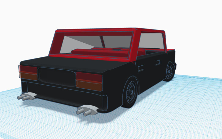 3D design Car Kid Tuning: VAZ-2107 - Tinkercad