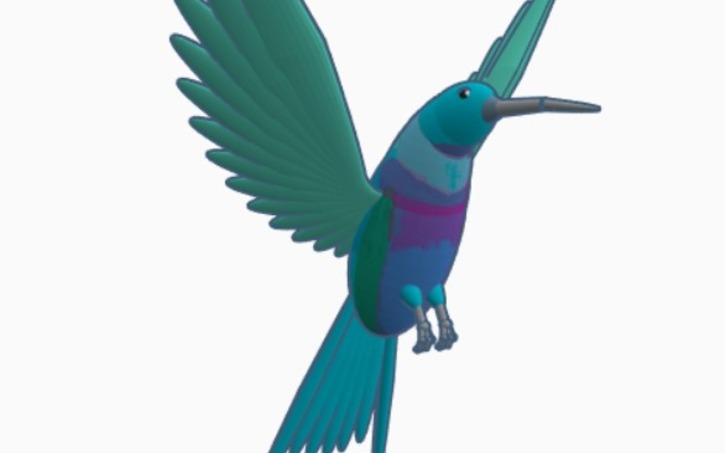 3D design Hummingbirds - Tinkercad