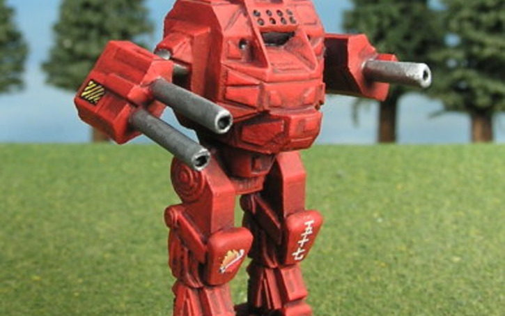 3D design Sunder Battlemech Battletech - Tinkercad