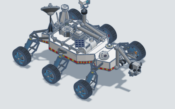 3D design Rover V2 - Tinkercad