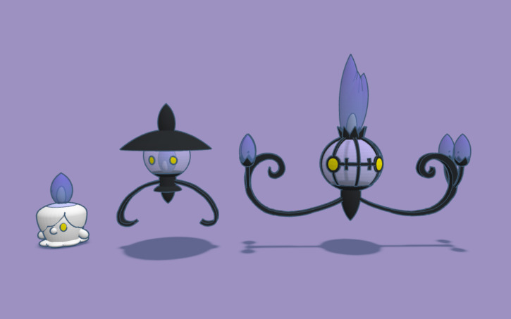 Litwick Final Evolution 3D design Litwick Evolution Line - Tinkercad