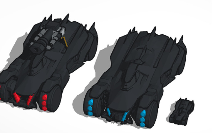 3D design Batman arkham knight batmobile - Tinkercad