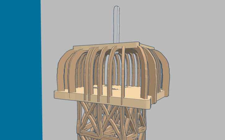 3D design Scribble Eiffel tower - Tinkercad