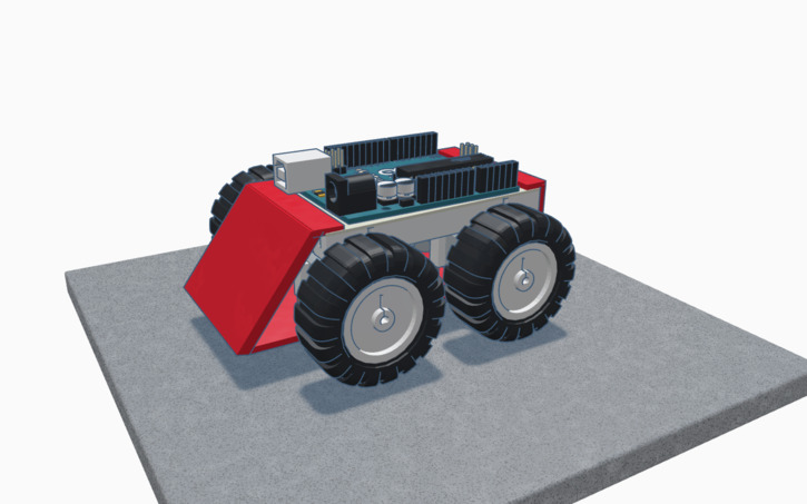 3D design Arduino Car - Tinkercad