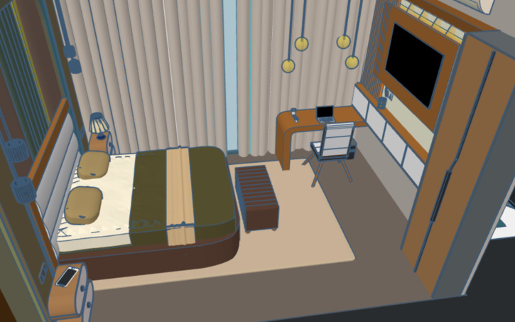 3D design Modern Luxurious Flat (Interior Designing Challenge)) - Tinkercad